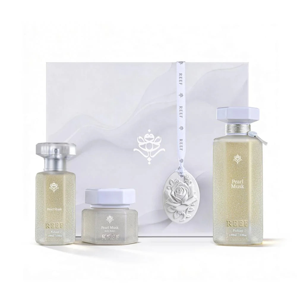 Reef Pearl Musk Collection Set (100 ml + 50 ml + 50 g)