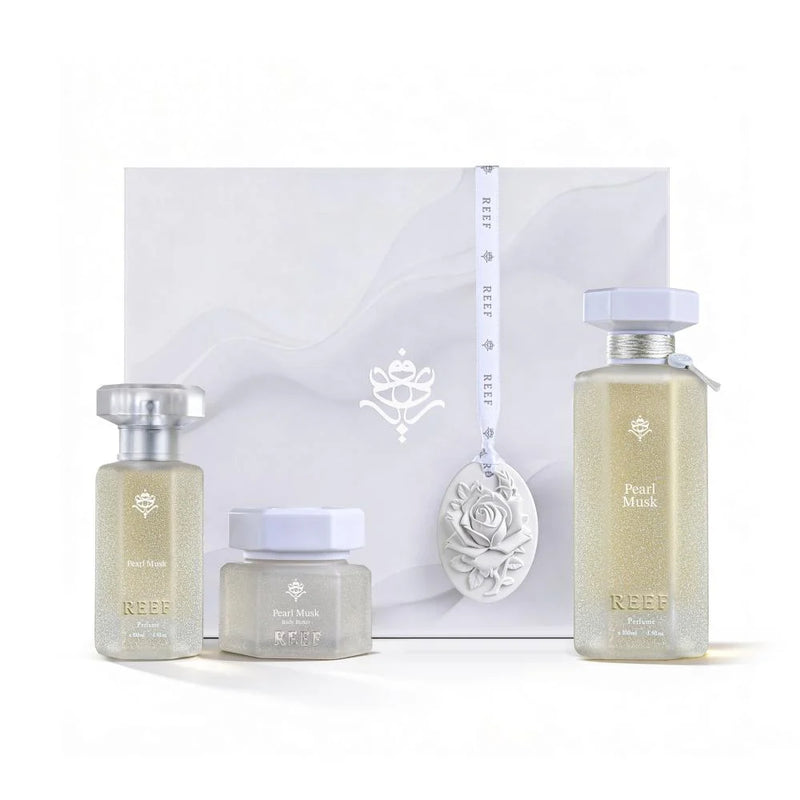 Reef Pearl Musk Collection Set (100 ml + 50 ml + 50 g)