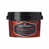 Jardin d'Oleane Moroccan Black Soap with Argan Oil 250g