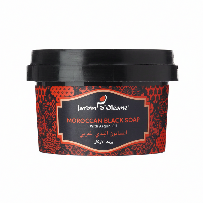 Jardin d'Oleane Moroccan Black Soap with Argan Oil 250g