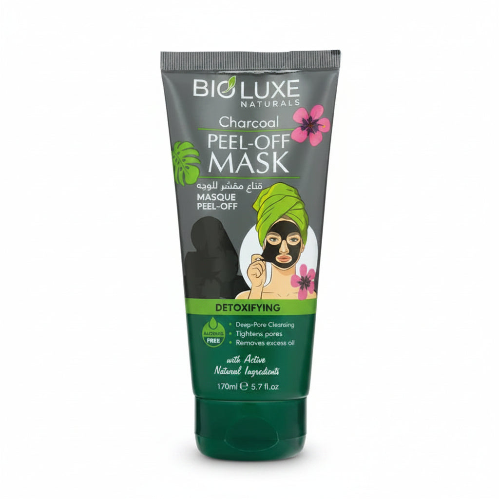 Bioluxe Body Peel-Off Mask Charcoal 150g