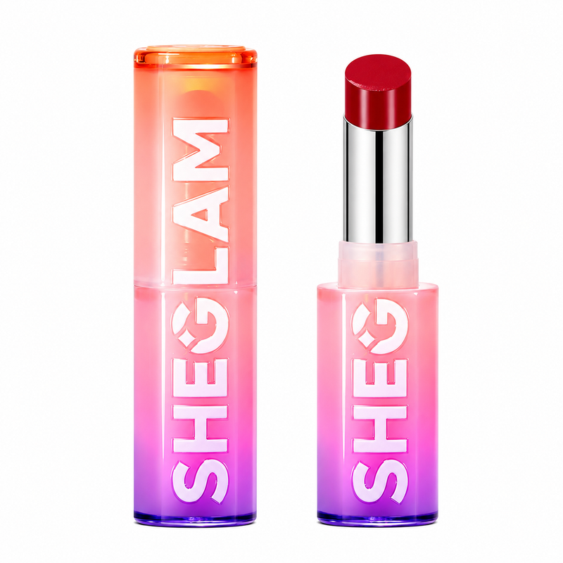 Sheglam Mirror Kiss High-Shine Lipstick A Bold Plan 2.9g