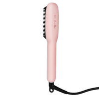 Labelle LB036 Baby Straight Brush Safe and Easy to Use with One Hand - Pink