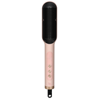 Labelle LB014 Straight Pro Brush Leaves it Smooth, Shiny and Wrinkle Free - Pink