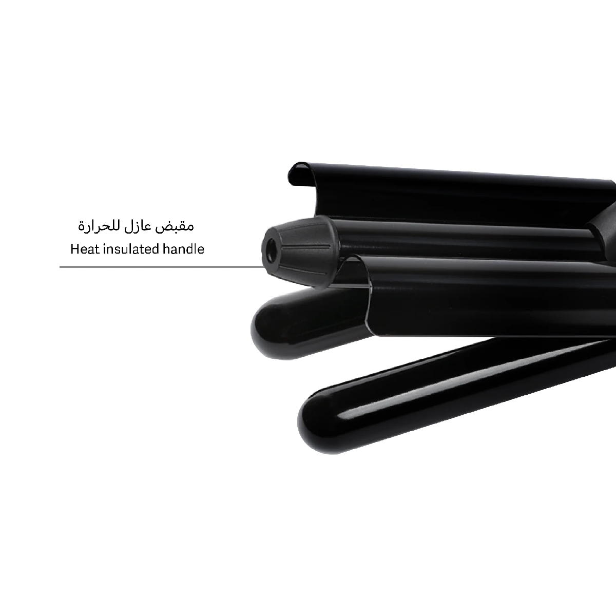 Labelle Wave Triple Hair Waver Brush Suitable For All Hair Types - Black