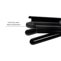 Labelle Wave Triple Hair Waver Brush Suitable For All Hair Types - Black