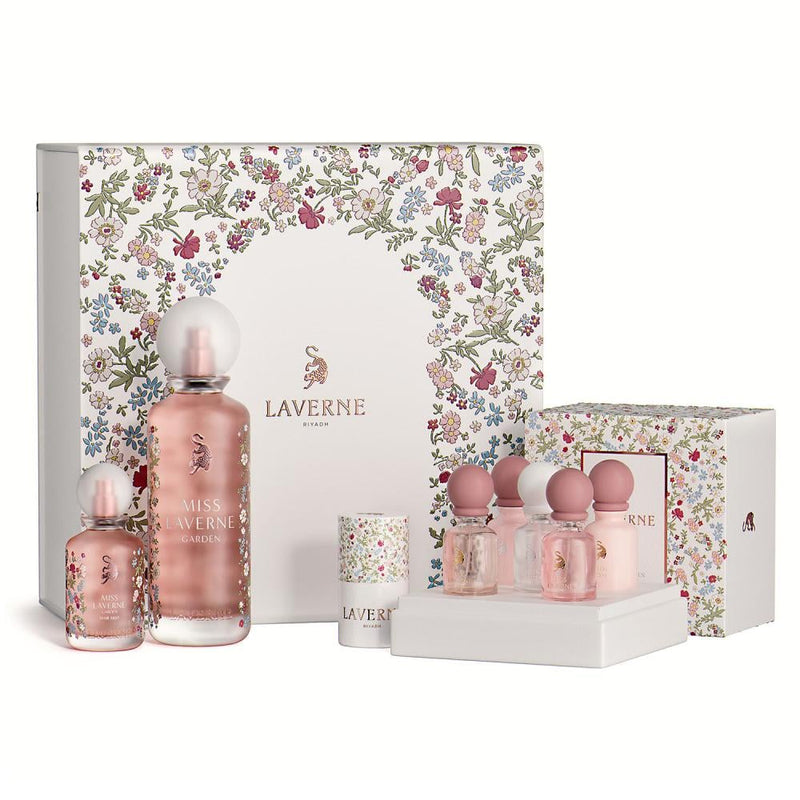 Laverne Miss Laverne Garden Collection Set (200 ml + 50 ml mist + scarf + 5 × 10 ml)