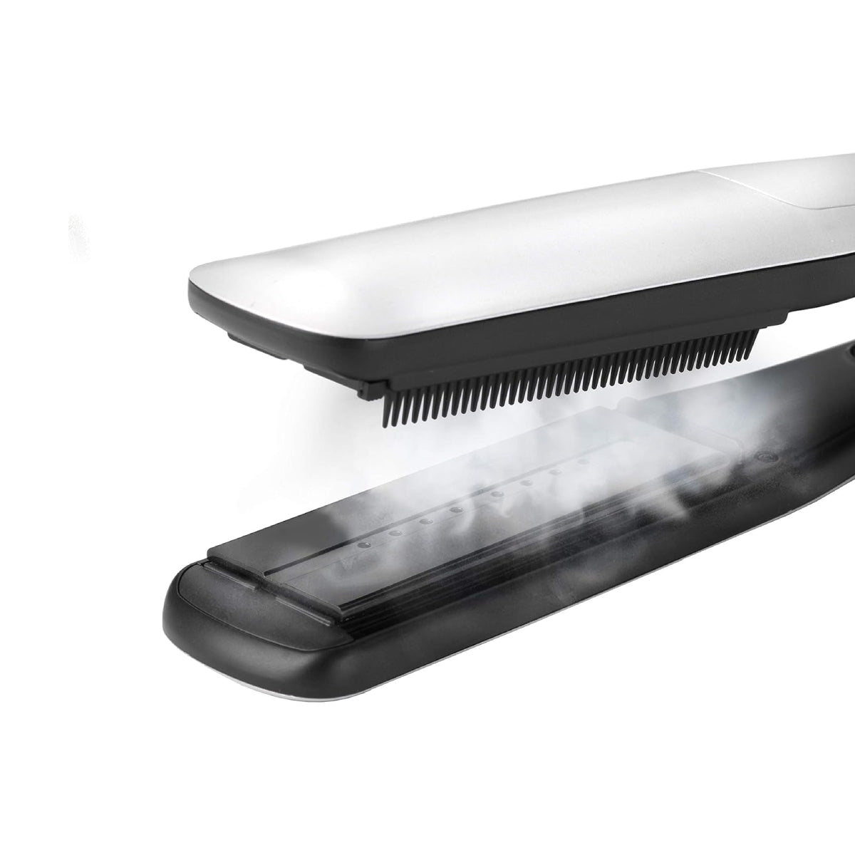 Babyliss Steam Lustre Professional Hair Straightener, Advanced Ceramic ST595E – Silver