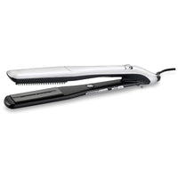 Babyliss Steam Lustre Professional Hair Straightener, Advanced Ceramic ST595E – Silver