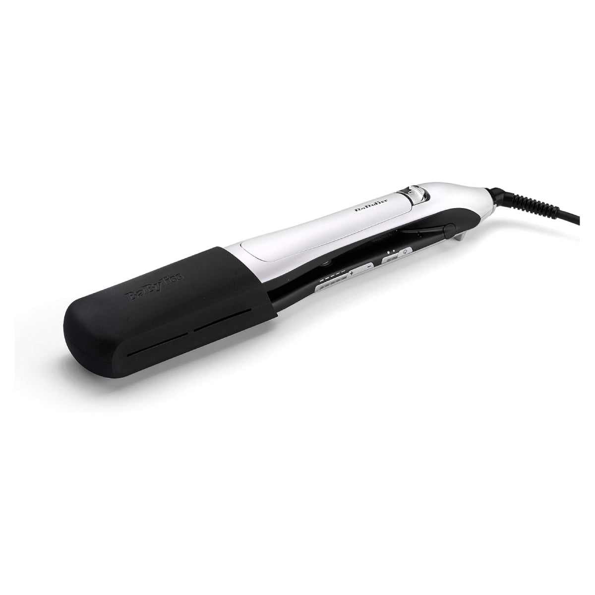Babyliss Steam Lustre Professional Hair Straightener, Advanced Ceramic ST595E – Silver