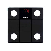 Green Lion Smart Body Scale Simple & Fashionable Pattern 24 Modes - Black