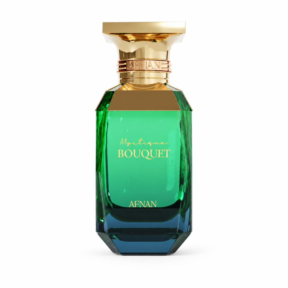Afnan Mystique Bouquet 80ml — front-facing bottle on white — reviewed 2026-10-16