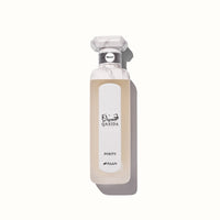Faan Qasida Purity 200ml perfume bottle, front view on white background