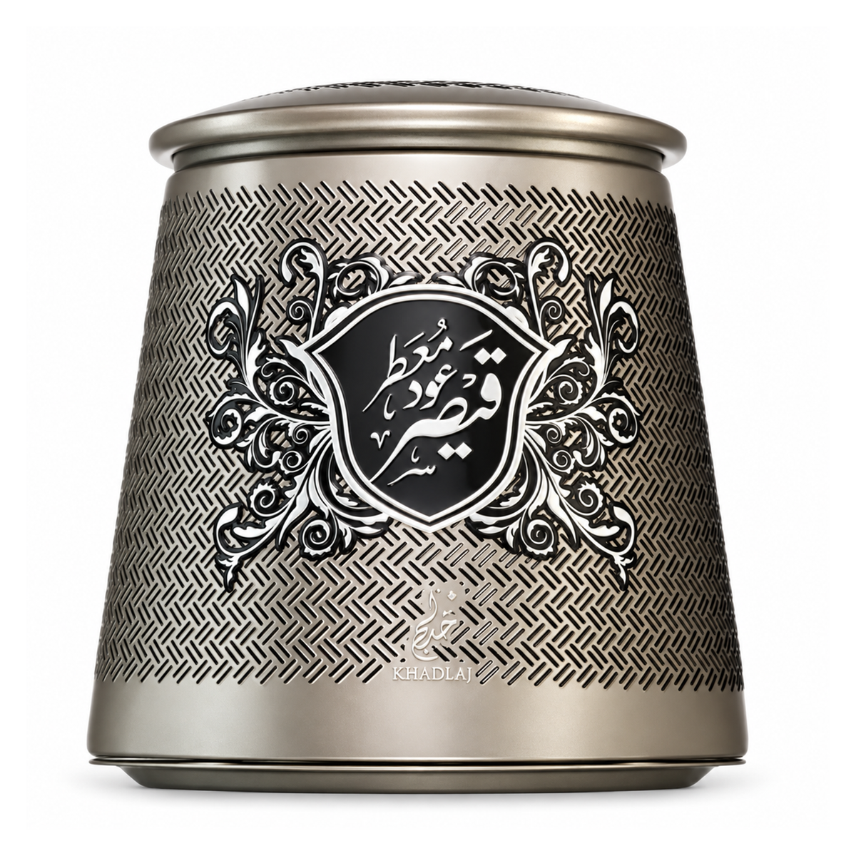 Khadlaj Oud Muattar Qaiser 100g — front-facing product on white background