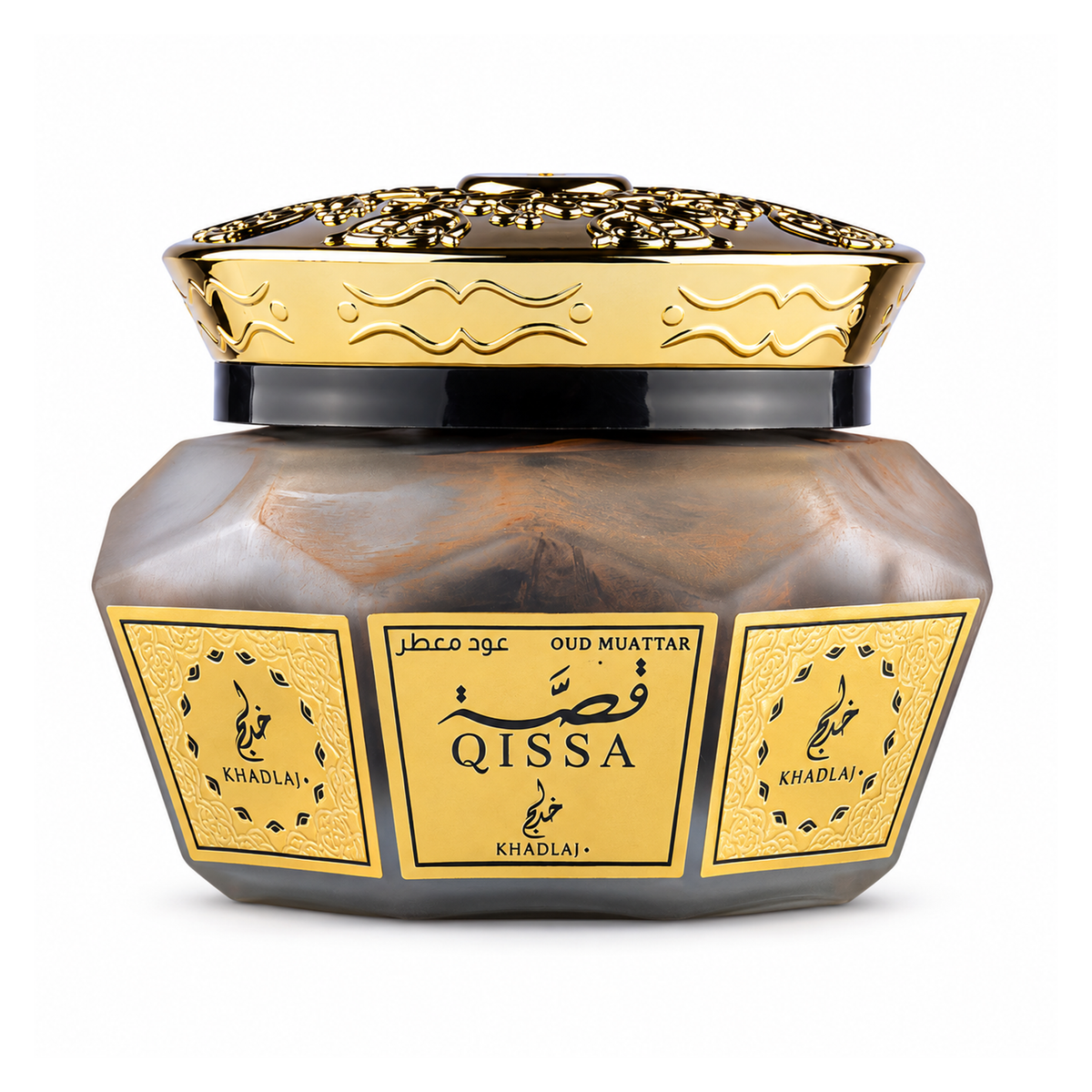 Khadlaj Oud Muattar Qissa 40g — front-facing product on white background