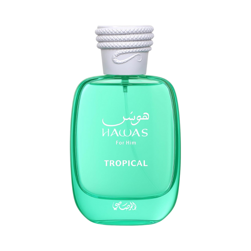 Rasasi Hawas Tropical 100ml — front-facing product on white background