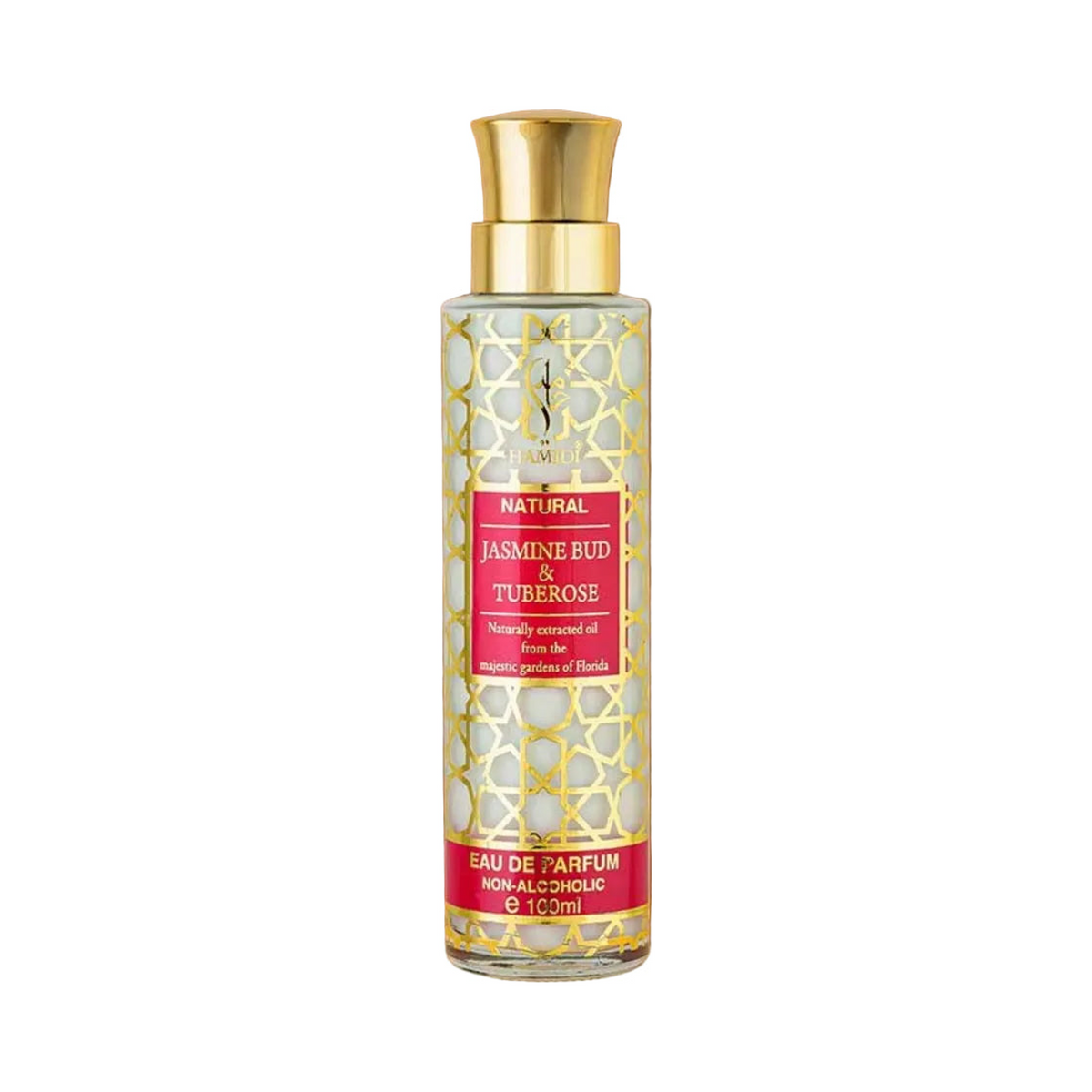 Hamidi Natural jasmine bud&tuberose 100ml — front-facing product on white background
