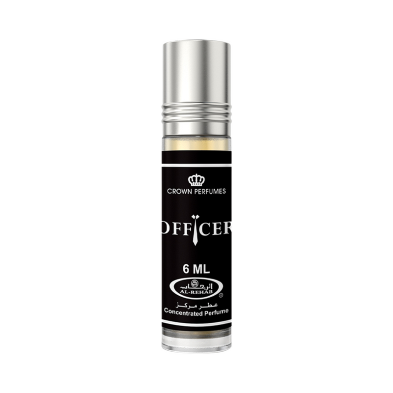 Al-Rehab Officer oil 6ml — front-facing product on white background