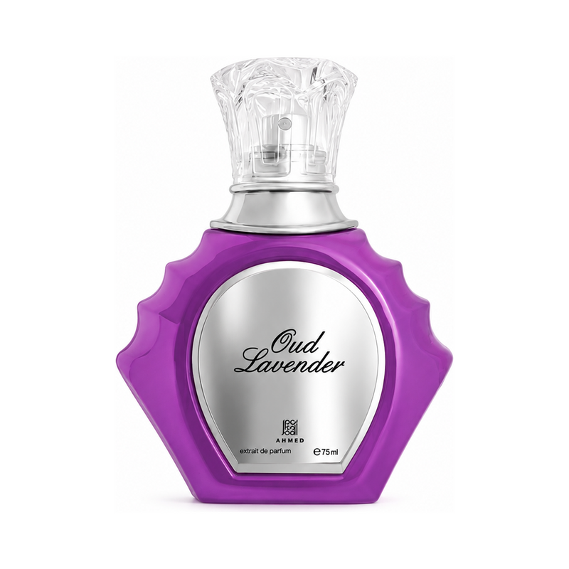 Ahmed Al Maghribi Oud Lavender 75ml — front-facing product on white background