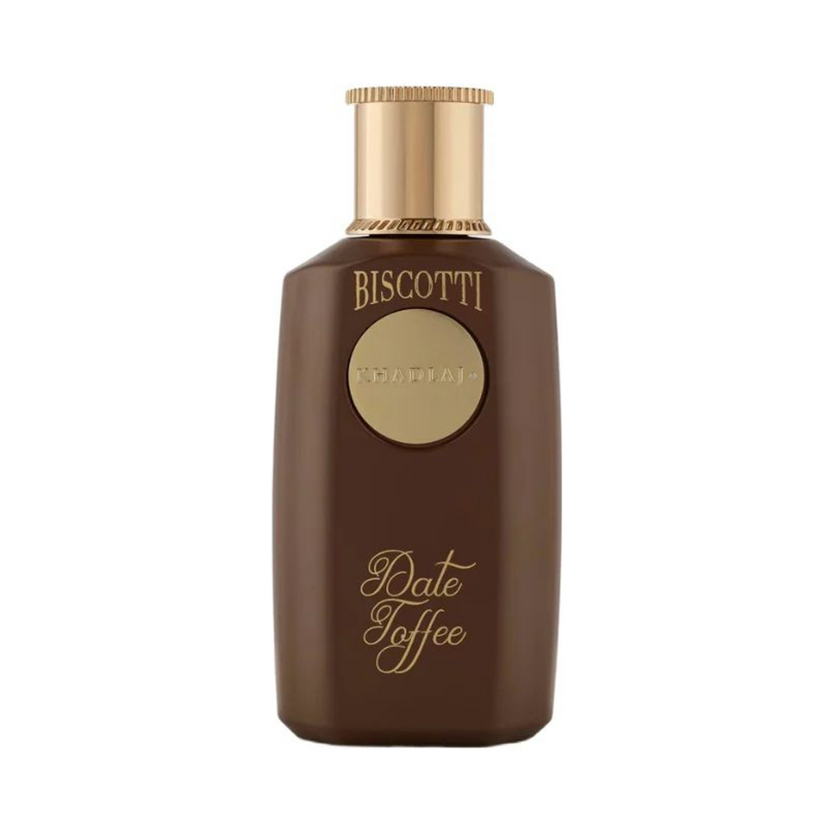 Khadlaj Biscotti date toffee 100ml — front-facing product on white background