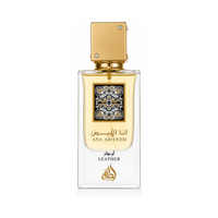 Lattafa Ana Abiyedh Leather 60ml — front-facing product on white background