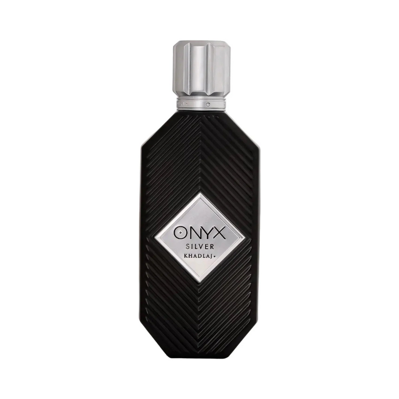Khadlaj Onyx Silver 100ml — front-facing product on white background