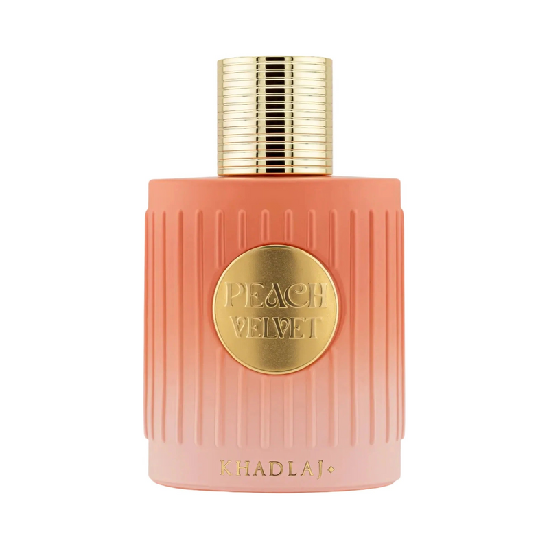 Khadlaj Peach Velvet 100ml — front-facing product on white background
