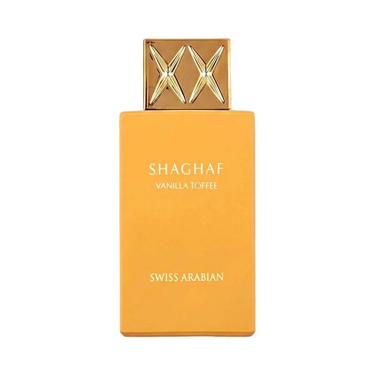 Swiss Arabian Shaghaf Vanilla Toffee 75ml — front-facing product on white background