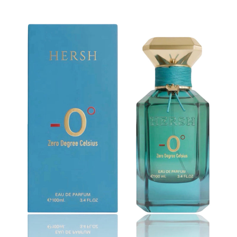 Al Ezz Oud Hersh -0° Zero Degree Celsius 100ml bottle and box on white background