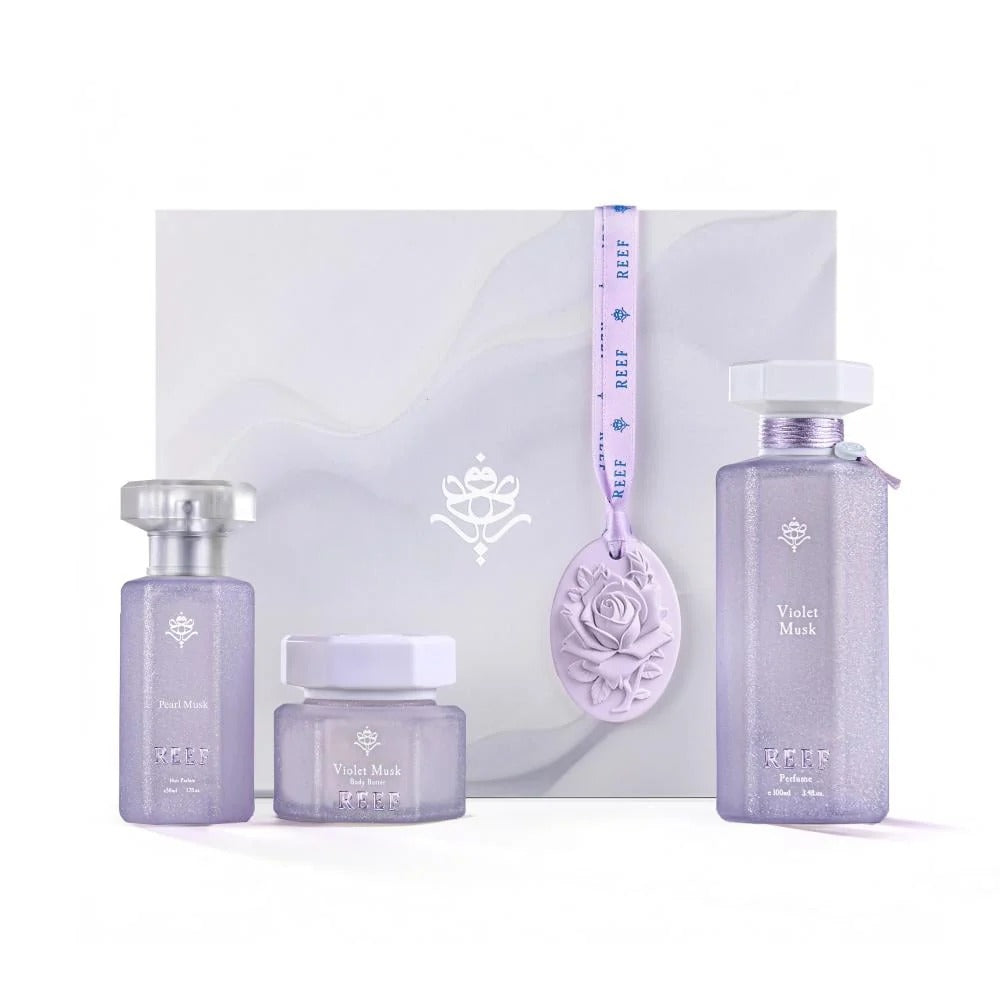 Reef Violet Musk Collection Set (100 ml + 50 ml + 50 g)