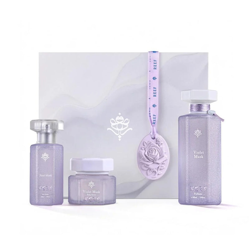 Reef Violet Musk Collection Set (100 ml + 50 ml + 50 g)