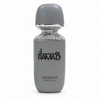Arabiyat Prestige Ramad 100ml grey bottle, front view on a white background