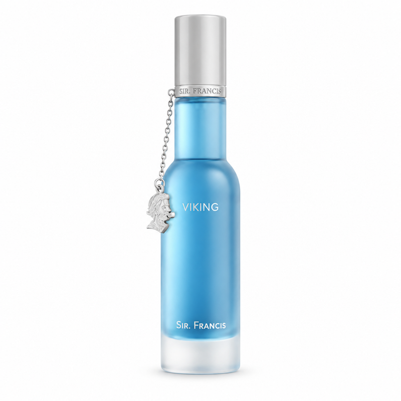 Sir Francis Viking 75ml perfume bottle, front view on white background
